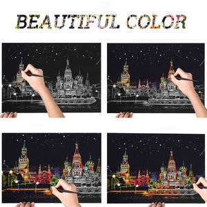 Chaud personnalisé adultes <span class=keywords><strong>et</strong></span> enfants cadeau de fête d'anniversaire de noël bricolage peinture magique scratch art carte <span class=keywords><strong>arc</strong></span>-<span class=keywords><strong>en</strong></span>-<span class=keywords><strong>ciel</strong></span> - Product Image 5