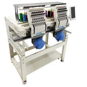 Máquina de Bordar Computarizada de 2 Cabezales y 12 o 15 Agujas, Equipo de Bordado para Pequeños Lotes - Product Image 1