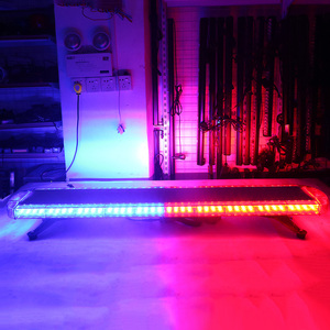 Biaochi 47 Inch 120Cm 88W <span class=keywords><strong>LED</strong></span> Nhấp Nháy Ánh Sáng Thanh Màu Đỏ Màu Xanh Nhấp Nháy Cho Xe Tải Xe Trên Mái Nhà 12V 24V Khẩn Cấp Sạc Ecosport - Product Image 4