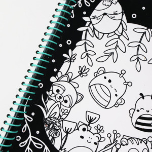 Perfect Bound Soft Cover Custom Kids Libros <span class=keywords><strong>para</strong></span> <span class=keywords><strong>colorear</strong></span> <span class=keywords><strong>Kawaii</strong></span> Animal Forest Coloring Flocking Book - Product Image 3