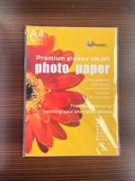 Kertas Foto Glossy A4 Tahan Air 180GSM 260GSM Satu Sisi Premium Inkjet untuk Pencetakan Foto Profesional
