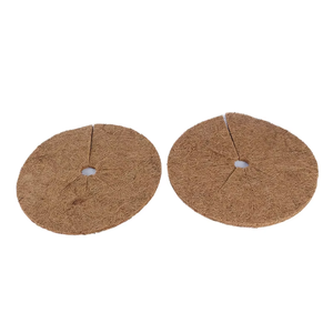 Anelli di Pacciamatura in Fibra di Cocco all'Ingrosso Eco-compatibili, Barriera Anti-infestanti <span class=keywords><strong>per</strong></span> Alberi, Dischi in Cocco Naturale al 100%, Tappetini <span class=keywords><strong>per</strong></span> Alberi - Product Image 2