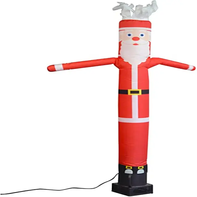 2020 hot sale new design small uncle sam inflatable christmas santa claus sky air dancer for opening