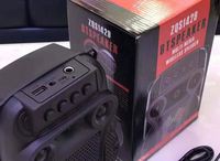 ZQS1429 4 pouces lecteur Audio karaoké Dj Portable haut-parleur Rechargeable boîte de son avec changement de lumière Led