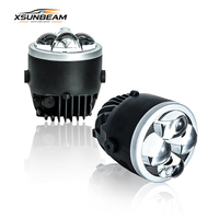 Projecteur antibrouillard Bi-LED à 4 lentilles, feux de croisement et de route, étanche, lampe de voiture 70W 6500K, vente en gros