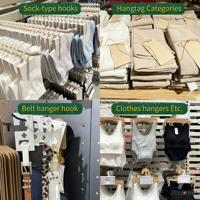 Support de présentation en carton recyclé certifié FSC pour collier et laisse de chien, accessoire pour animaux de compagnie, crochet de présentation au détail