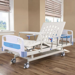 Lit d'hôpital manuel à deux fonctions LC-S202 Vente à chaud en gros Lit de soins médicaux Lit de patient médical manuel à deux fonctions - Product Image 3