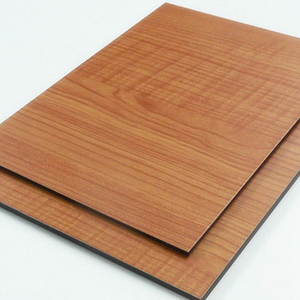 Panneaux muraux extérieurs modernes en Alucobond 1220X2440mm PVDF PE ACP, imperméables, texture bois, écologiques, en composite d'aluminium - Product Image 1