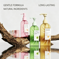 Flacon de luxe 150/300 ml pour crèmes colorées, gommages corporels, savon liquide pour les mains et shampoing, avec pompe et service d'impression personnalisée