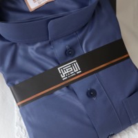 Vêtement Musulman de Haute Qualité, Robe Islamique d'Usine Al Aseel Dubaï, Jubbah Thobe Saoudien pour Hommes, Thobe pour la Vente en Gros