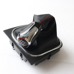 Housse en cuir pour pommeau de levier de vitesse de voiture, pour Golf 5, 6 vitesses, conception ergonomique - Product Image 3