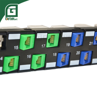 GETEKnet CAT6A CAT6 UTP Cat6 Color ABS Keystone Jack Cable Network Adapter RJ45 Coupler Modular Jack with Extend Feature