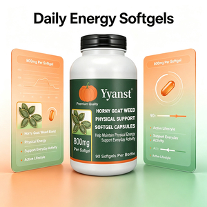 Gélules de soutien physique à base de plantes Horny Goat Weed – Complément énergétique pour la vitalité quotidienne et le bien-être des hommes – OEM - Product Image 4
