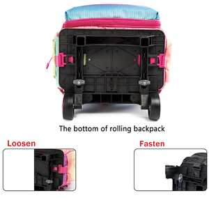 Mochila con Ruedas para Niñas, Mochila Escolar con Ruedas para Niñas, Mochila con Ruedas con Lonchera, <span class=keywords><strong>Maleta</strong></span> de Viaje para Niños - Product Image 6