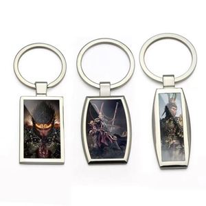 Promotional Custom Shape Sublimation Keyrings Customized Blank Metal Heart Transfer Printing Keyholder DIY Keychains - Product Image 4