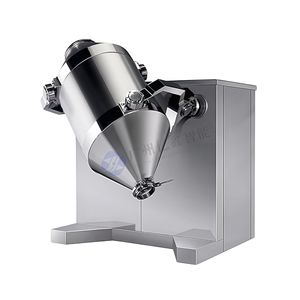 Mélangeur tridimensionnel en acier inoxydable 304 de 100 L pour le mélange de poudres, l'alimentation, l'agriculture et la transformation des fruits - Product Image 1