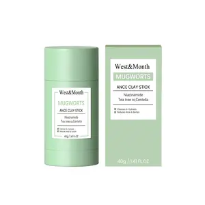 Wholesale West&Month 40g Deep Cleaning Pore Shrinking Blackhead Removal Mask Acne Clay Stick