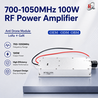 Module amplificateur de puissance RF GaN 100W 700-1050MHz pour système anti-drone