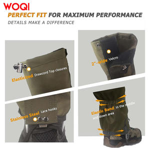 Guêtres WOQI en tissu Oxford 900D, imperméables, respirantes et légères, pour la randonnée, l'alpinisme, les sports de neige, adultes - Product Image 4