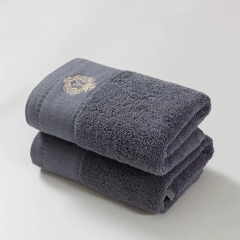 उच्च गुणवत्ता वाले कस्टम लोगो कपास तौलिए स्नान सेट लक्जरी होटल तौलिए