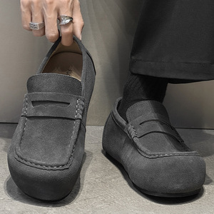 Nouvelle Collection Printemps 2026 – Mocassins Homme Style Britannique à Enfiler avec Boucle – Chaussures Décontractées Rétro en Cuir Tendance et Confortables - Product Image 4