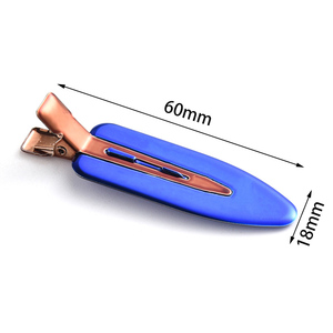Durable Gradient Enamel Hair <b>Clips</b>, Multi Color Custom Hair Accessories Bulk Wholesale For Hair Stylists - Product Image 2