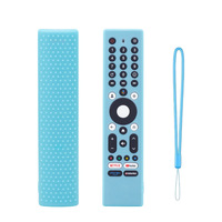 Housse de protection en silicone pour télécommande vocale sans fil 4K TV Home Hotel, compatible avec la télécommande JVC RM-c3295