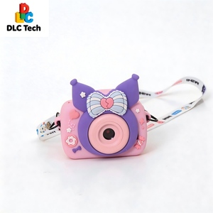 Mini caméra portable DLC pour étudiants et enfants, design mignon de dessin animé, double objectif HD, enregistrement vidéo 1080P, jeux de puzzle intégrés - Product Image 1