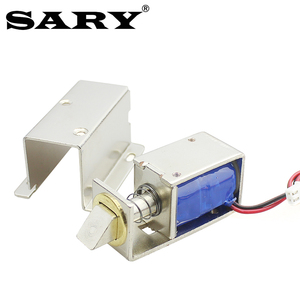 LY03 SARY ตัวล็อคแม่เหล็กไฟฟ้าขนาดเล็กสำหรับตู้ ล็อคควบคุมด้วยไฟฟ้า DC12V ล็อคกลอนไฟฟ้าสำหรับลิ้นชัก - Product Image 3