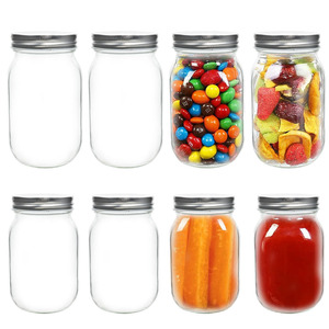 JM Tùy Chỉnh Bán Buôn 250Ml 500Ml 750Ml 1000Ml Cấp Thực Phẩm An Toàn Mận Chai Rượu Vang Thủy Tinh Rỗng Rộng Miệng Dưa <span class=keywords><strong>Mason</strong></span> Jar Với Nắp Đậy - Product Image 6