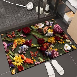 Phòng Tắm Mat rug không trượt siêu thấm nhanh khô mỏng phòng tắm rug-Bath thảm cho phòng tắm sàn bồn tắm Vanity - Product Image 4