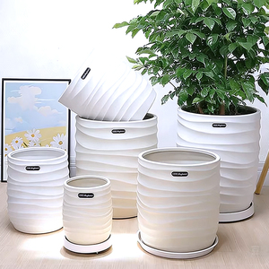 Pots <span class=keywords><strong>de</strong></span> fleurs en plastique <span class=keywords><strong>de</strong></span> style moderne <span class=keywords><strong>de</strong></span> haute qualité pour la décoration <span class=keywords><strong>de</strong></span> bureau, <span class=keywords><strong>de</strong></span> sol et <span class=keywords><strong>de</strong></span> jardin - Product Image 1