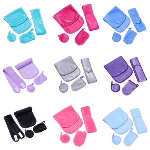 Panni in flanella riutilizzabili a tinta unita per la pulizia del viso, struccanti, traspiranti e assorbenti - Product Image 4