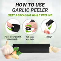Presse-ail - Hachoir professionnel en acier inoxydable, facile à utiliser avec des poignées antidérapantes, facile à nettoyer et très durable.