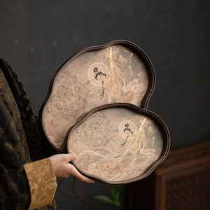 Irregular Quick-Drying <b>Tea</b> <b>Tray</b> With Chinese Art Design For Kung Fu <b>Tea</b> Set - Product Image 1