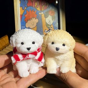 Vente chaude usine : Nouvelle poupée anti-stress unique en forme d'animal (Poodle, petit chien), jouet à presser souple en TPR, populaire pour la décompression - Product Image 1