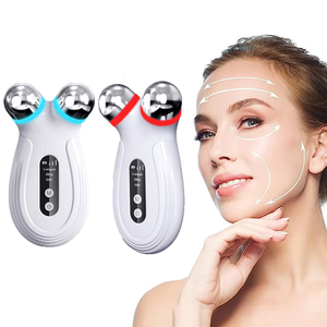 ABS Microcurrent Face <b>Neck</b> Lifting <b>Roller</b> Massager V Face Anti Aging Handheld Beauty Device - Product Image 1
