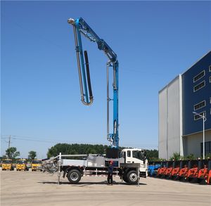 Camion pompe à béton miniature 25m de la marque JIUHE, fabriqué en Chine, châssis Howo 4x2, à vendre - Product Image 5