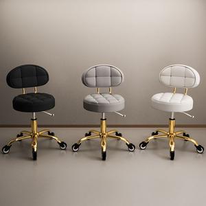 เก้าอี้ตัดผมคุณภาพสูงสำหรับร้านเสริมสวย เก้าอี้ทำเล็บ เก้าอี้เคลื่อนย้ายได้สำหรับร้านทำผม สปา ร้านอาหาร ร้านตัดผมกลางแจ้ง โรงแรม ห้องนั่งเล่น - Product Image 4