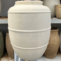 Vente directe d'usine : Pots de fleurs en terre cuite de magnésium pour plantes vertes d'intérieur et d'extérieur, style marocain, pour cafés et maisons d'hôtes