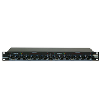 Limiteur de compresseur professionnel 166xl, processeur audio numérique double canal haute précision anti-sifflement pour système de sonorisation de scène