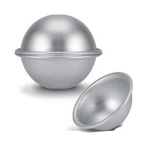 <span class=keywords><strong>Molde</strong></span> de aluminio <span class=keywords><strong>para</strong></span> repostería, bomba de baño de <span class=keywords><strong>media</strong></span> <span class=keywords><strong>Esfera</strong></span> de 92mm de diámetro y 40mm de altura, <span class=keywords><strong>molde</strong></span> <span class=keywords><strong>para</strong></span> hornear - Product Image 2