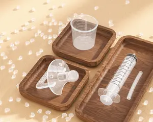 Alimentador de medicina para bebé recién nacido, de silicona PP, fácil de usar, con jeringa Oral