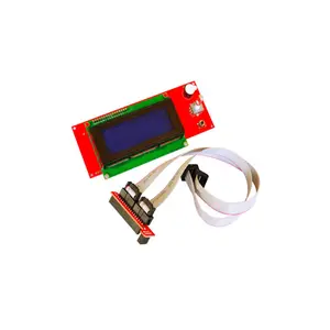 Controlador inteligente pantalla Reprap rampas 1,4 accesorio de impresora 3D LCD 2004 controlador de pantalla con adaptador y Cable