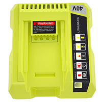 Chargeur de batterie Li-ion haute capacité ignifuge 40V 35W avec port PD DC, remplacement pour batteries d'outils électriques sans fil, charge rapide