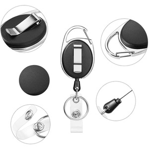 Porte-badge rétractable décoratif personnalisé, <span class=keywords><strong>accessoires</strong></span> magnétiques <span class=keywords><strong>Yoyo</strong></span> pour enseignant, professionnel de la santé, infirmière, porte-badge nominatif - Product Image 5
