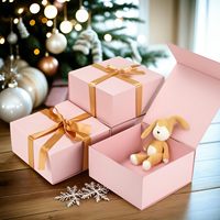 Boîte d'emballage cadeau en papier faite à la main, personnalisée, robuste et rigide, pliable et magnétique en carton pour un stockage de haute qualité
