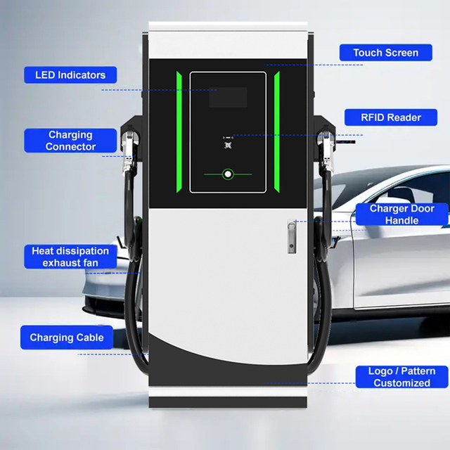 Portable DC Fast EV Charger 30kW Emergency Roadside Electric Car Charging Pile