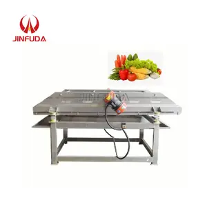 Table de tri d'assèchement de légumes fruits frais céréales sésame soja tamis vibrant machine de tri assèchement de légumes