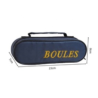 Ensemble de boules de pétanque en acier argenté-jaune ZQURE pour les sports et jeux de plein air